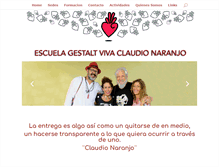 Tablet Screenshot of gestaltvivaclaudionaranjo.com